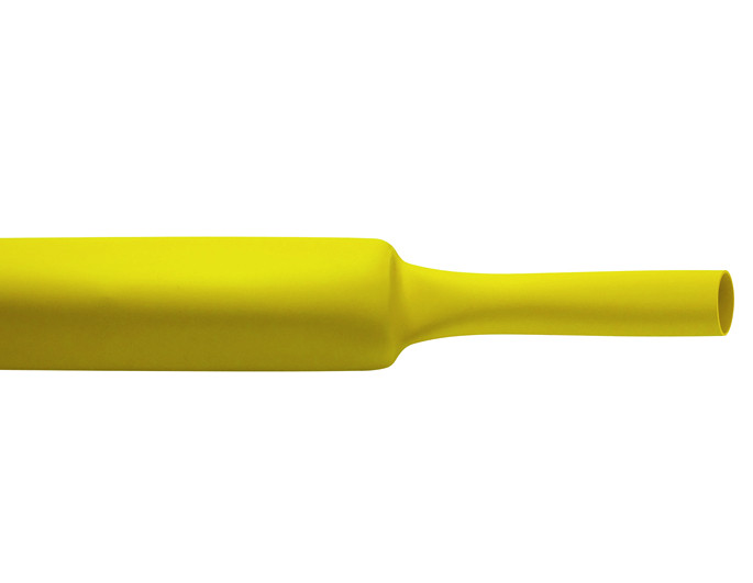 Krimpkous Dunw. krimpverh. 2 : 1 - SR1F/12.7-6.4/geel/1000MM