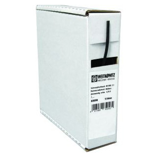 Krimpkous Type W135B 2:1 zwart 1,6/0,8MM box 15MTR