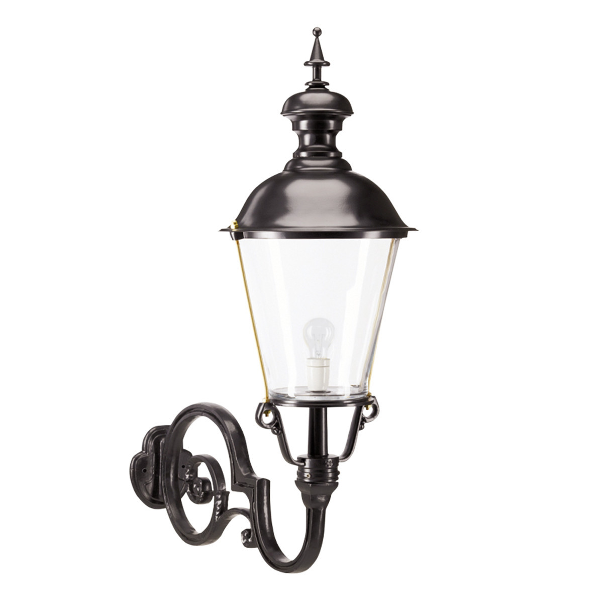 KS Amstel XL buitenlantaarn e27 buitenlamp wand groen - koper deksel