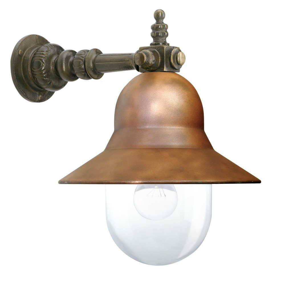 KS Bretagne wandlamp e27 buitenlamp wand brons - koper