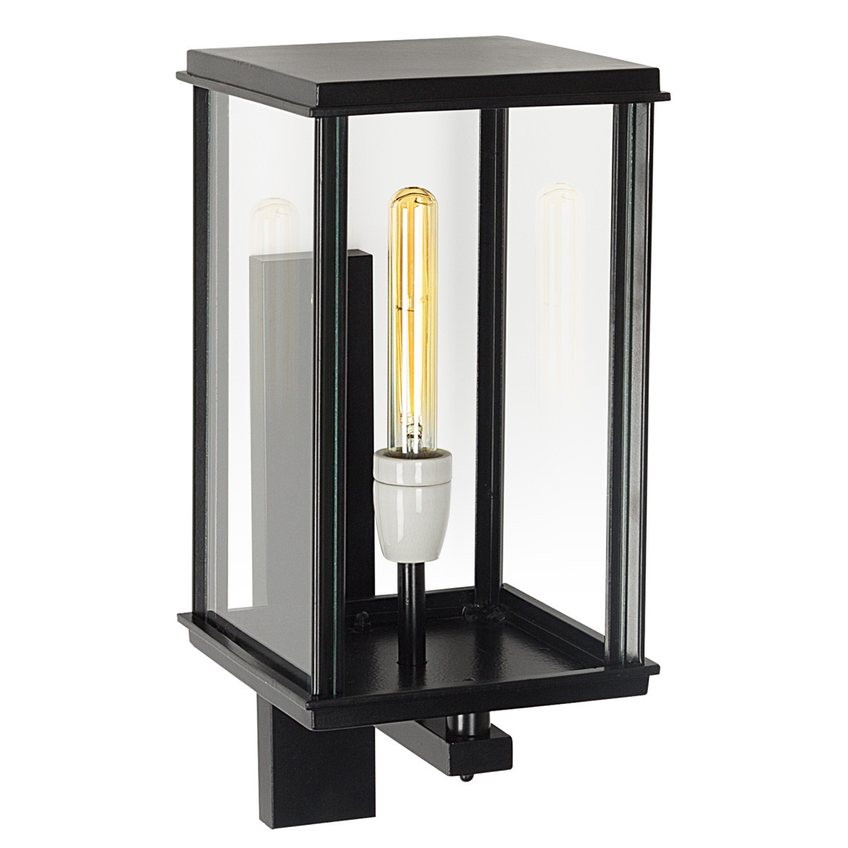 KS Capital XL wandlamp e27 buitenlamp wand zwart
