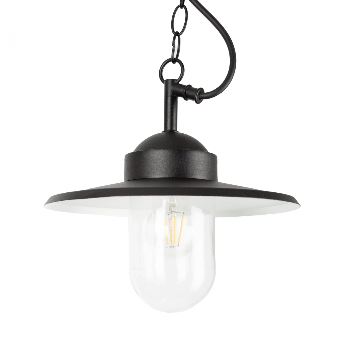 KS Dolce aan ketting e27 pendelarmatuur zwart
