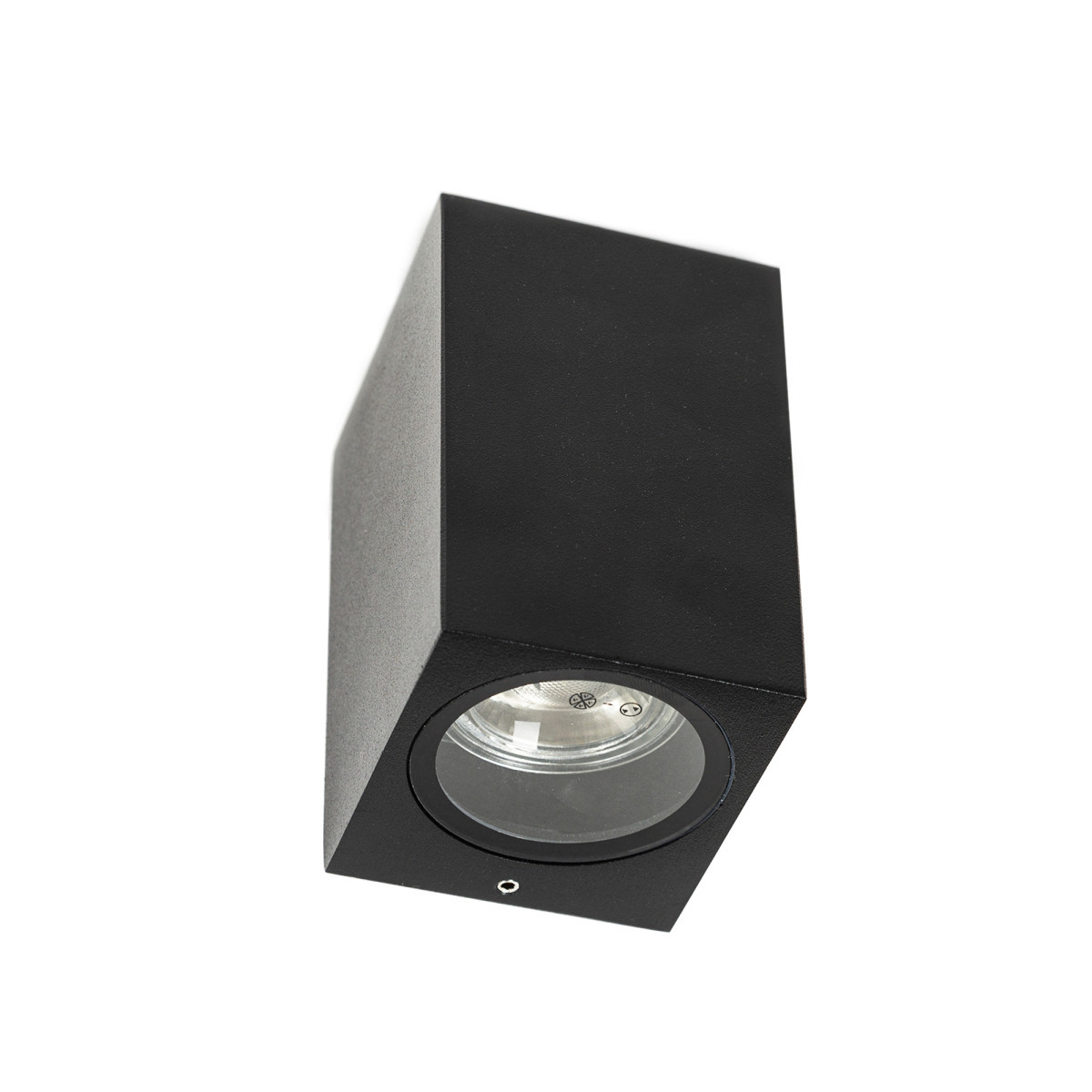 KS Geo downlighter gu10 buitenlamp wand spot zwart