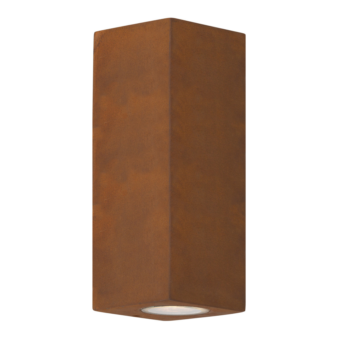 KS Geo up & downlighter gu10 buitenlamp wand spot corten staal