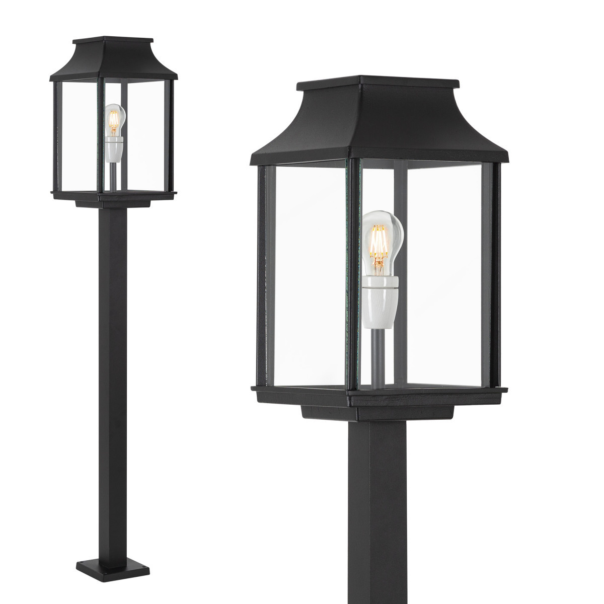 KS Goteborg terras e27 buitenlamp staand zwart