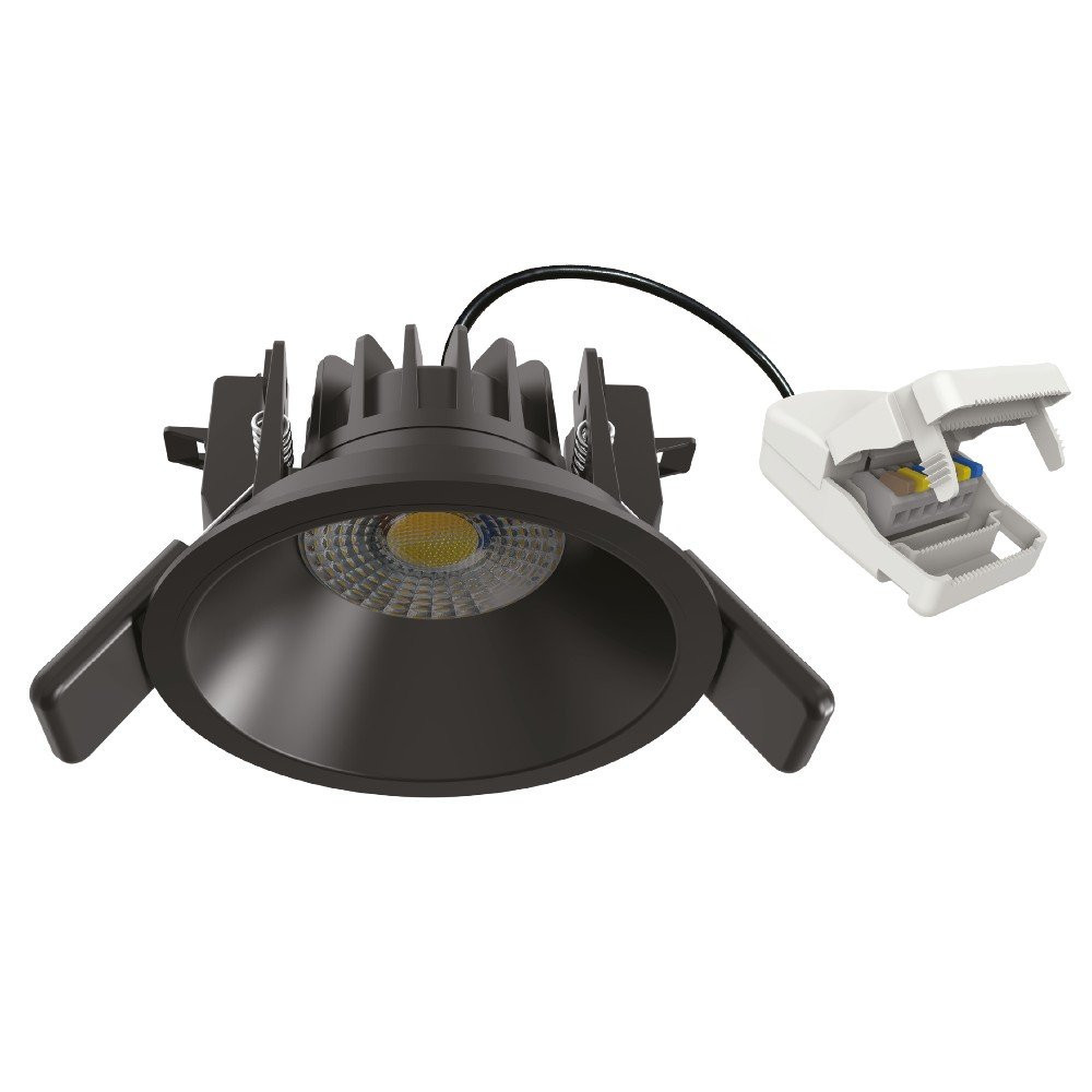 KS Ivar spot inbouw led zwart