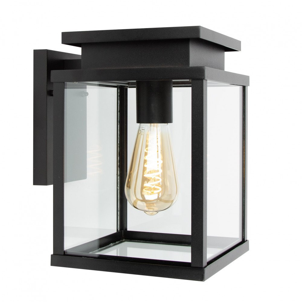 KS Leicester muurlamp e27 buitenlamp zwart