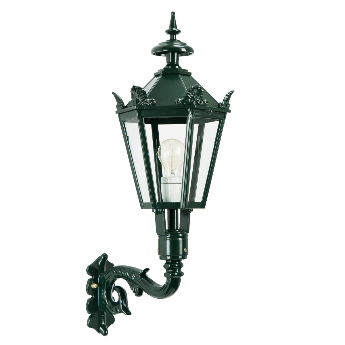 KS M39 kronen gevellantaarn e27 buitenlamp wand groen