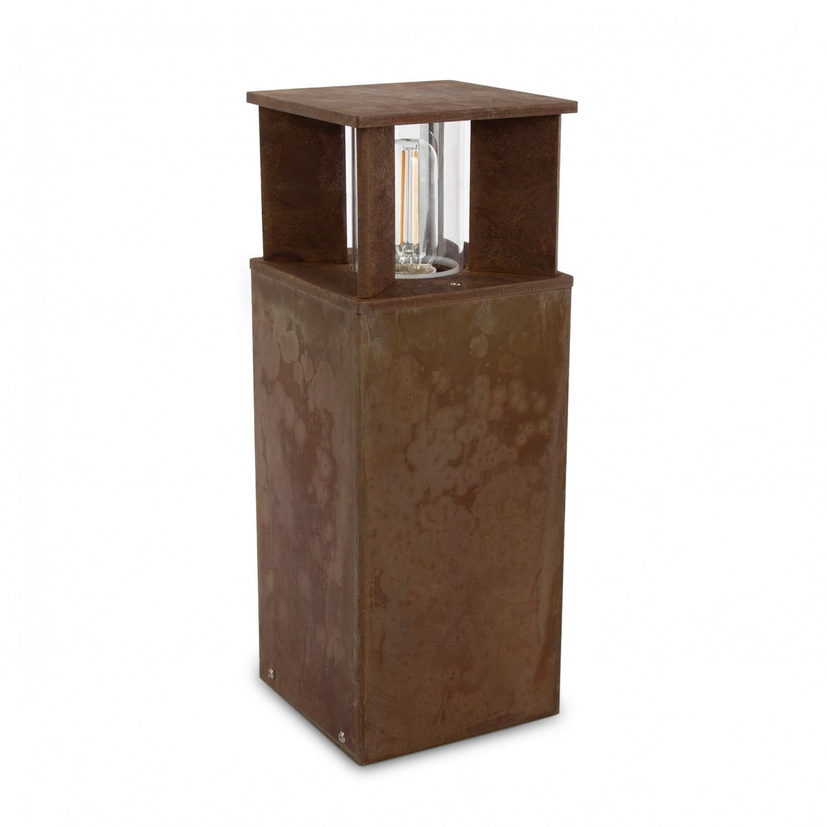 KS Marina 40 square tuinlamp e27 buitenlamp corten