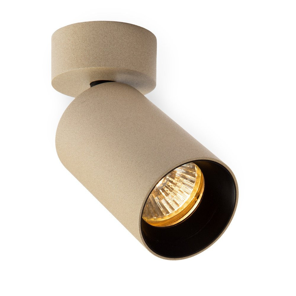 KS Mila 1 rond spot opbouw gu10 richtbaar champagne