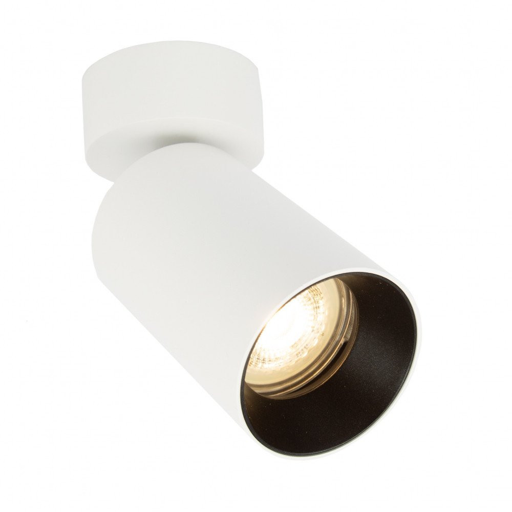 KS Mila 1 rond spot opbouw gu10 richtbaar wit
