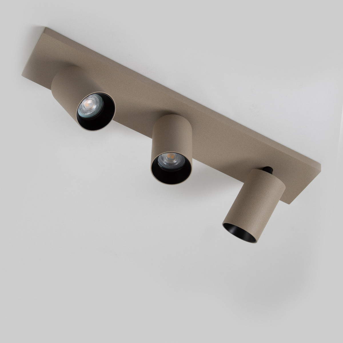 KS Mila 3 spot opbouw 3xgu10 richtbaar champagne