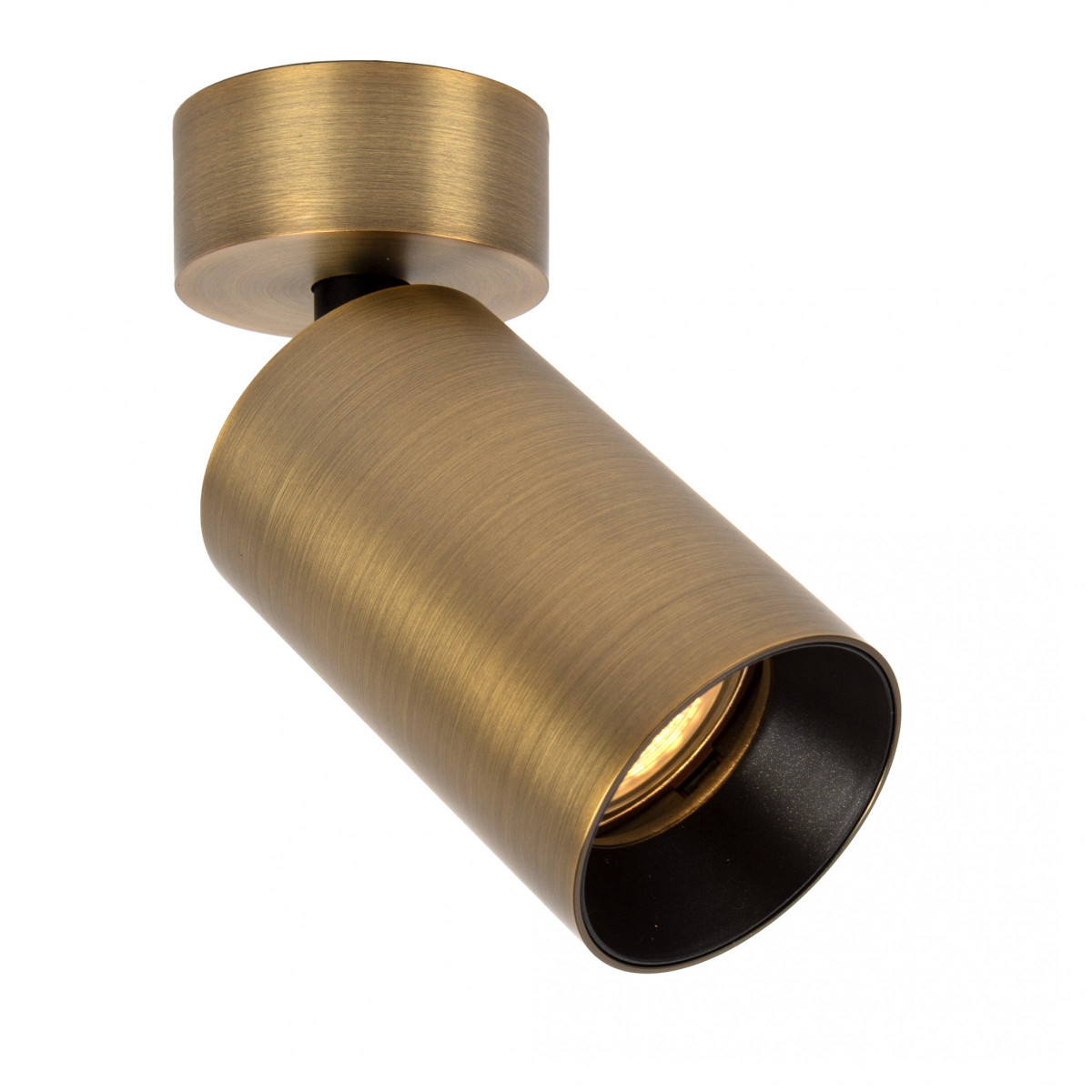 KS Mila rond spot opbouw gu10 richtbaar oud brons