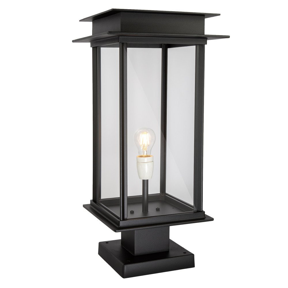 KS Praag 1 tuinlamp e27 buitenlamp staand zwart