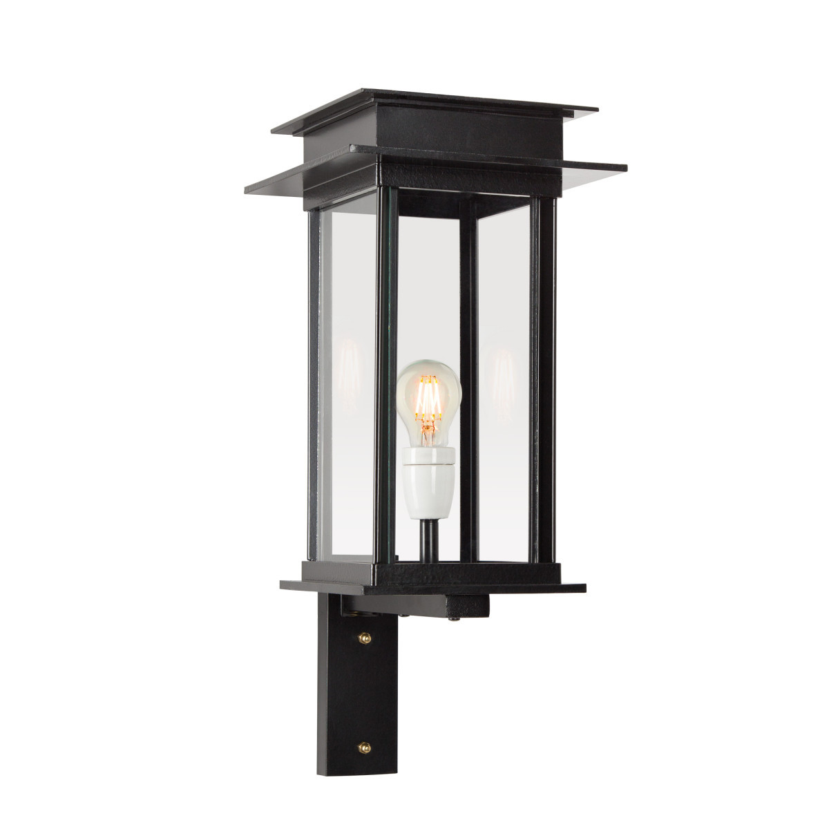 KS Praag klein wandlamp e27 buitenlamp wand zwart