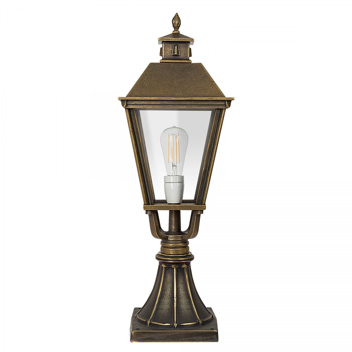 KS Rijswijk M sokkellamp e27 buitenlamp staand brons