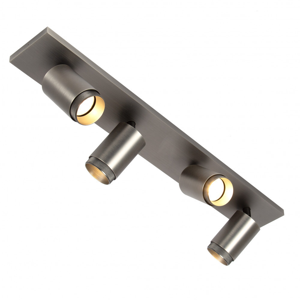KS Scott 4 opbouwspot plafond 4xgu10 richtbaar brons