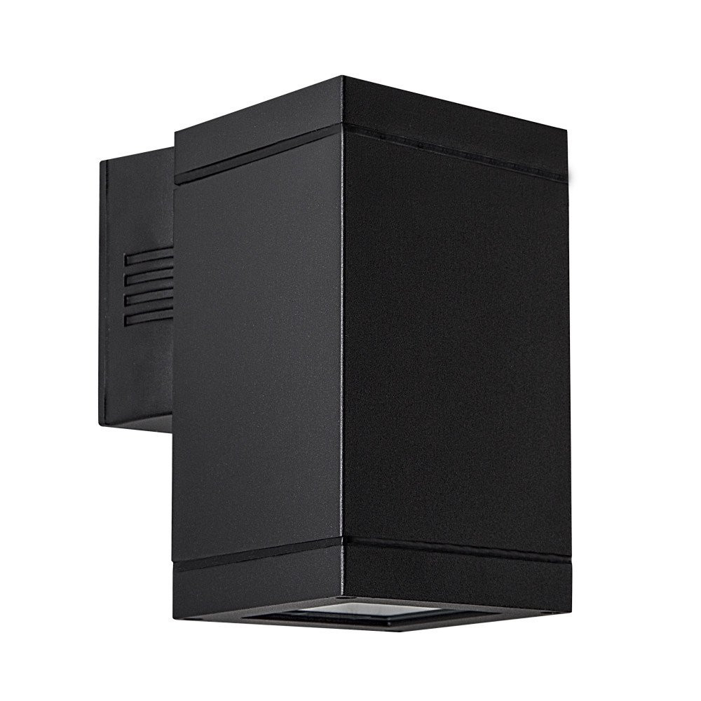 KS Solid downlighter e27 buitenlamp wand spot zwart