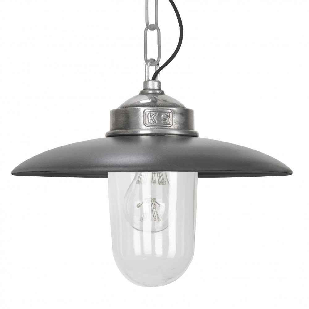 KS Solingen aan ketting e27 pendelarmatuur antraciet