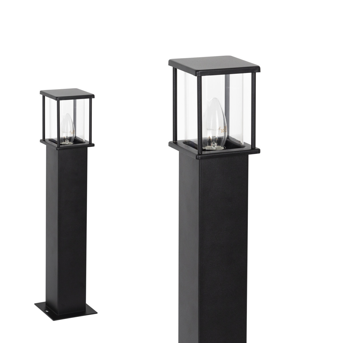 KS Verlichting astro 2 sokkellamp zwart