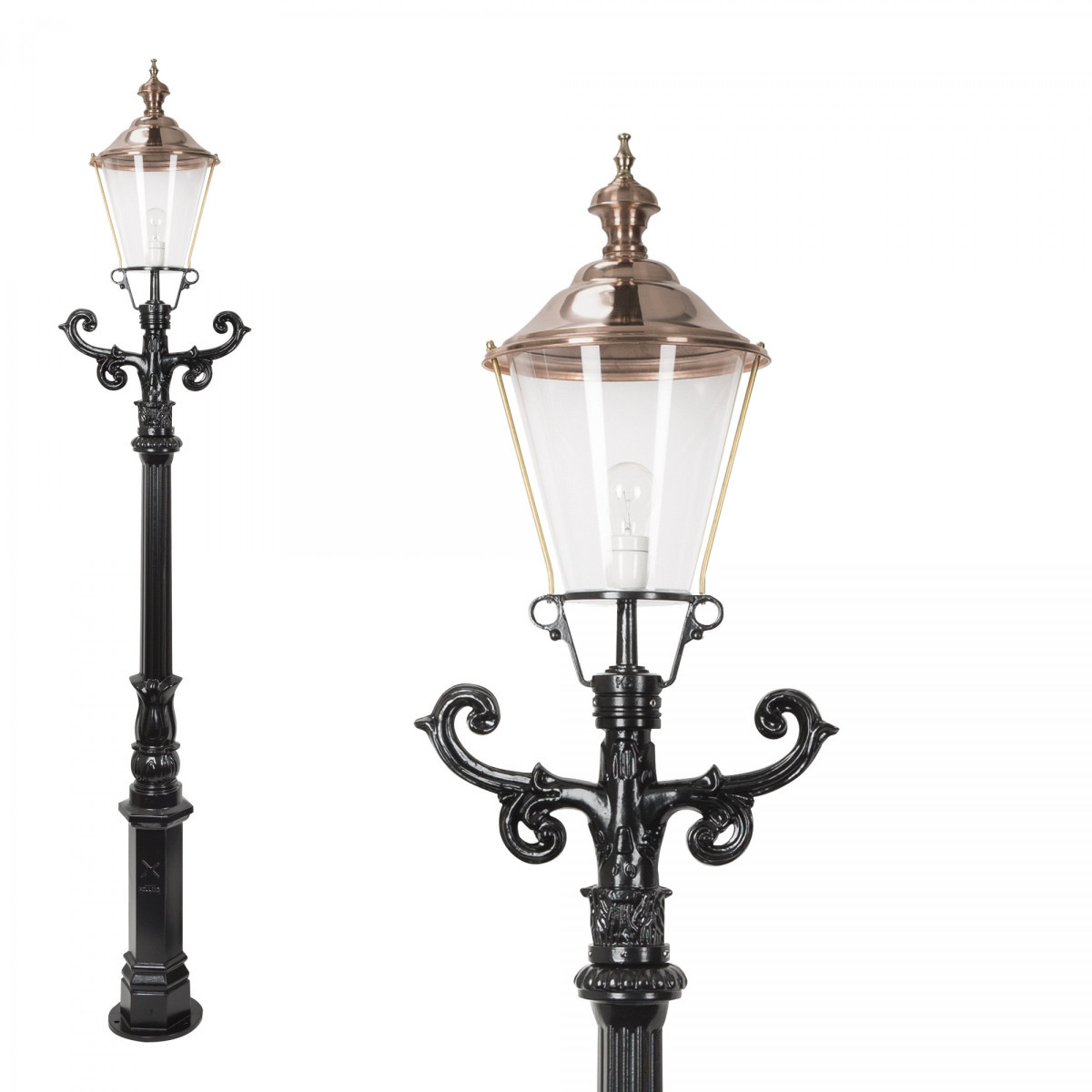 KS Verlichting de zaan tuinverlichtingsarmatuur H7+LS+K3B led pilaar (stele)