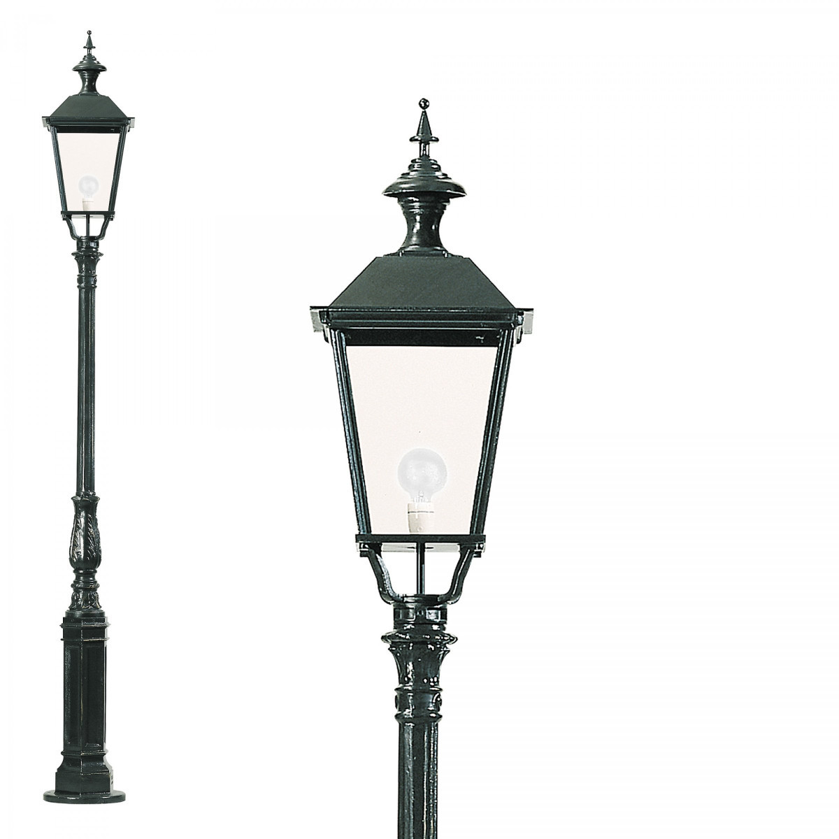 KS Verlichting dresden e27 tuinlantaarn aluminium antraciet ip44