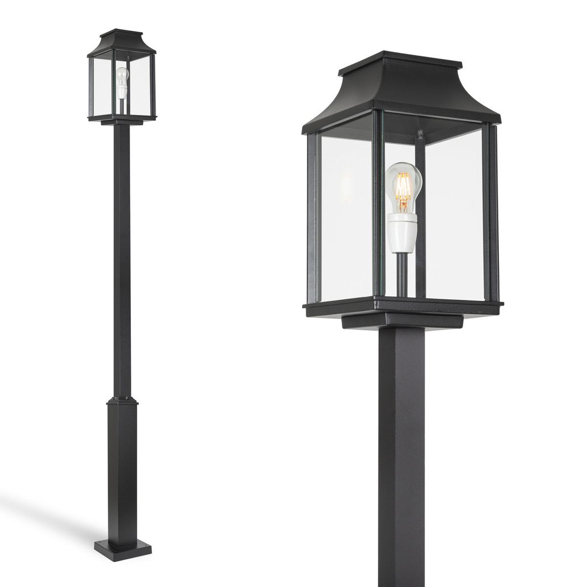 KS Verlichting Goteborg KS The royal gotenborg lantaarnpaal e27 buitenlamp staand zwart
