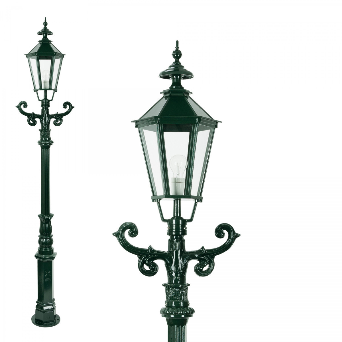 KS Verlichting kennemer tuinverlichtingsarmatuur H7+LS+K7B led pilaar (stele)