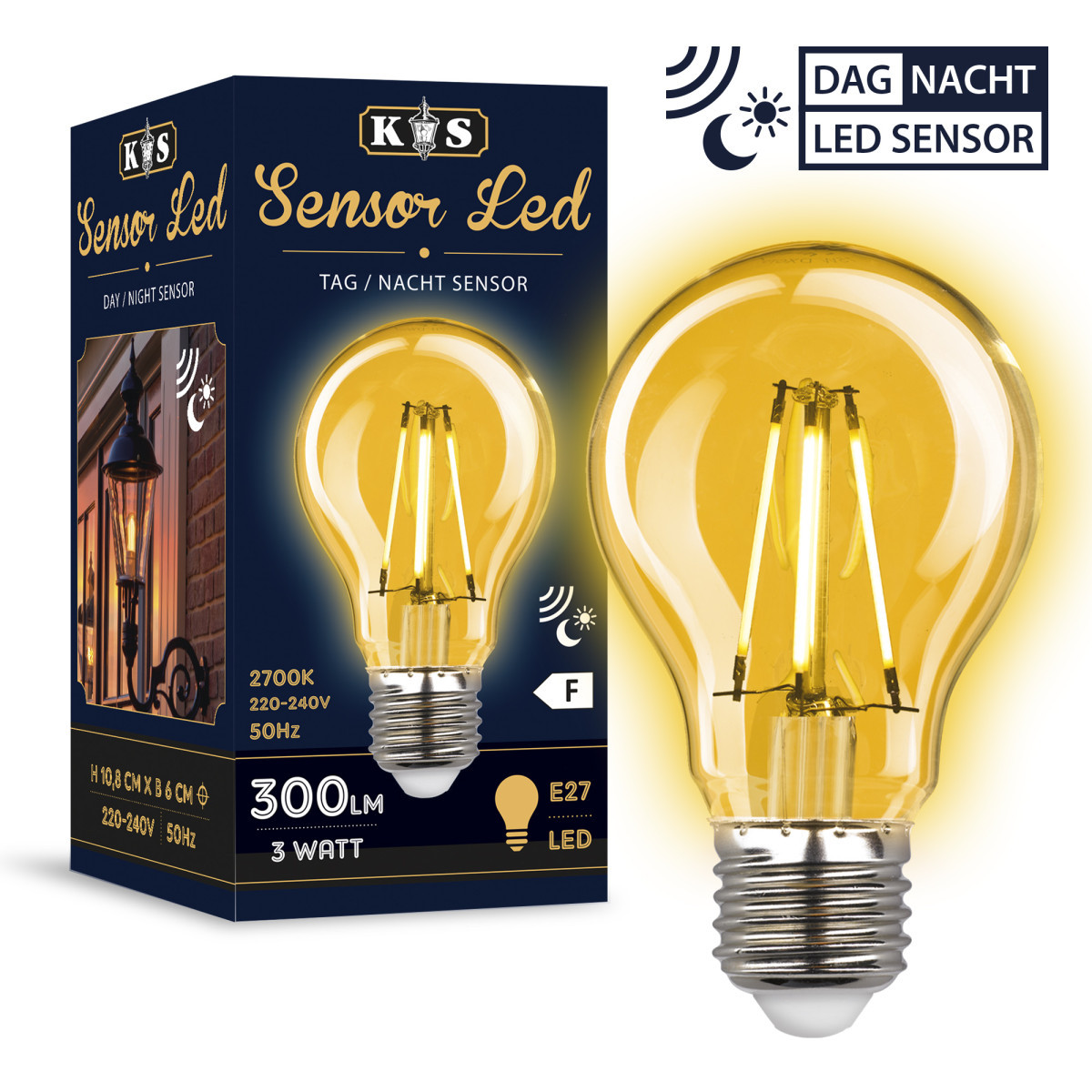KS Verlichting led-lamp e27 3W