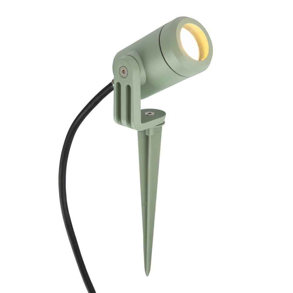 KS Verlichting Led Spike KS Led spike mini tuinspot gu10 par11 buitenlamp staand groen