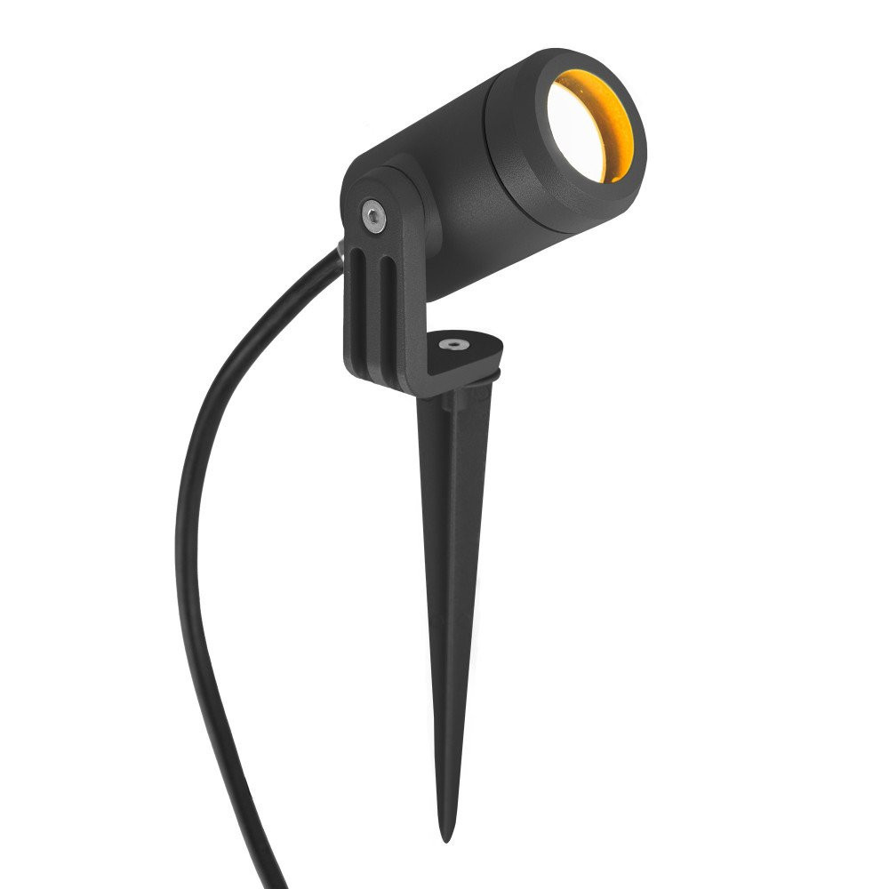 KS Verlichting Led Spike KS Led spike mini tuinspot gu10 par11 buitenlamp staand zwart