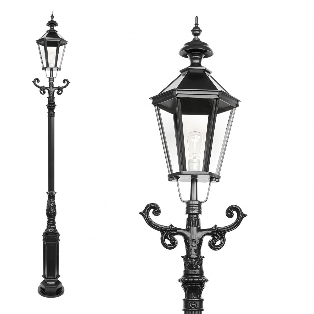 KS Verlichting magdeburg tuinverlichtingsarmatuur ks1+ls+k7a led pilaar (stele)