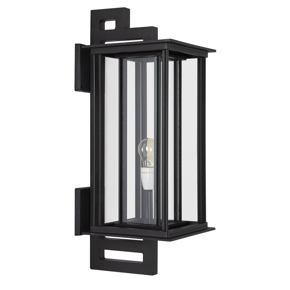 KS Verlichting New York KS New york XL muurlamp e27 buitenlamp zwart