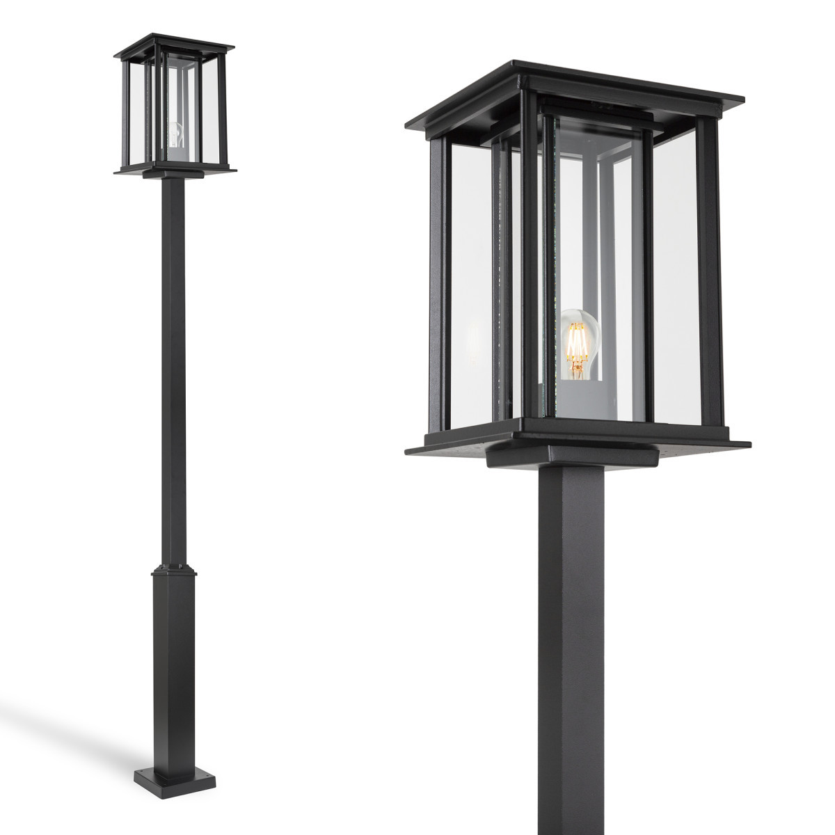 KS Verlichting New York KS The royal new york lantaarnpaal e27 buitenlamp staand zwart