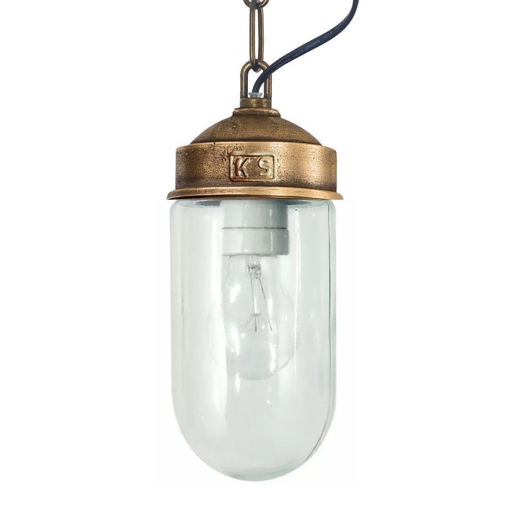 KS Verlichting One-Eighty KS One-eighty aan ketting e27 pendelarmatuur brons