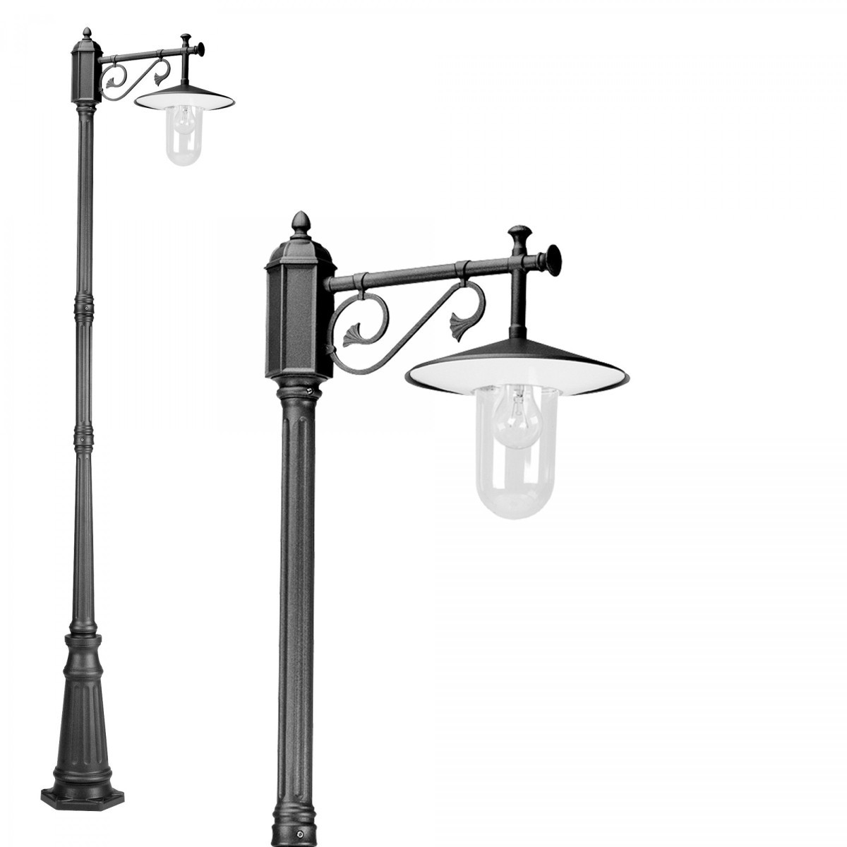 KS Verlichting tuinlamp louvre 1L
