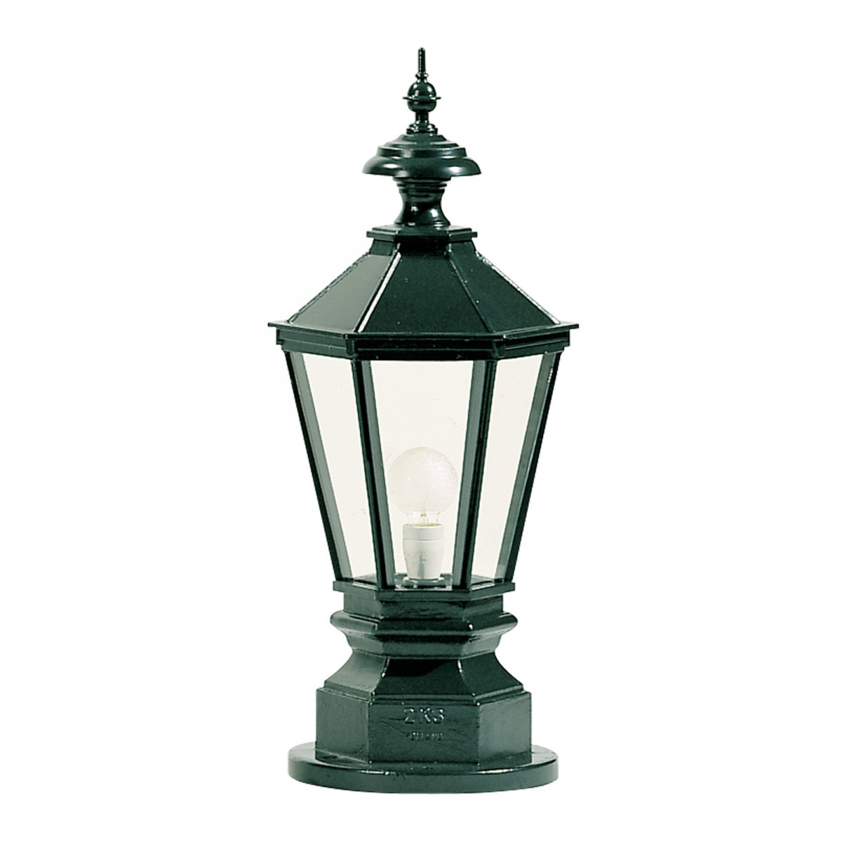KS York iii sokkellamp e27 buitenlamp staand groen