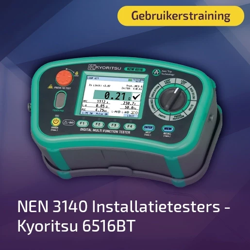 Kyoritsu Gebruikerstraining voucher 6516-BT