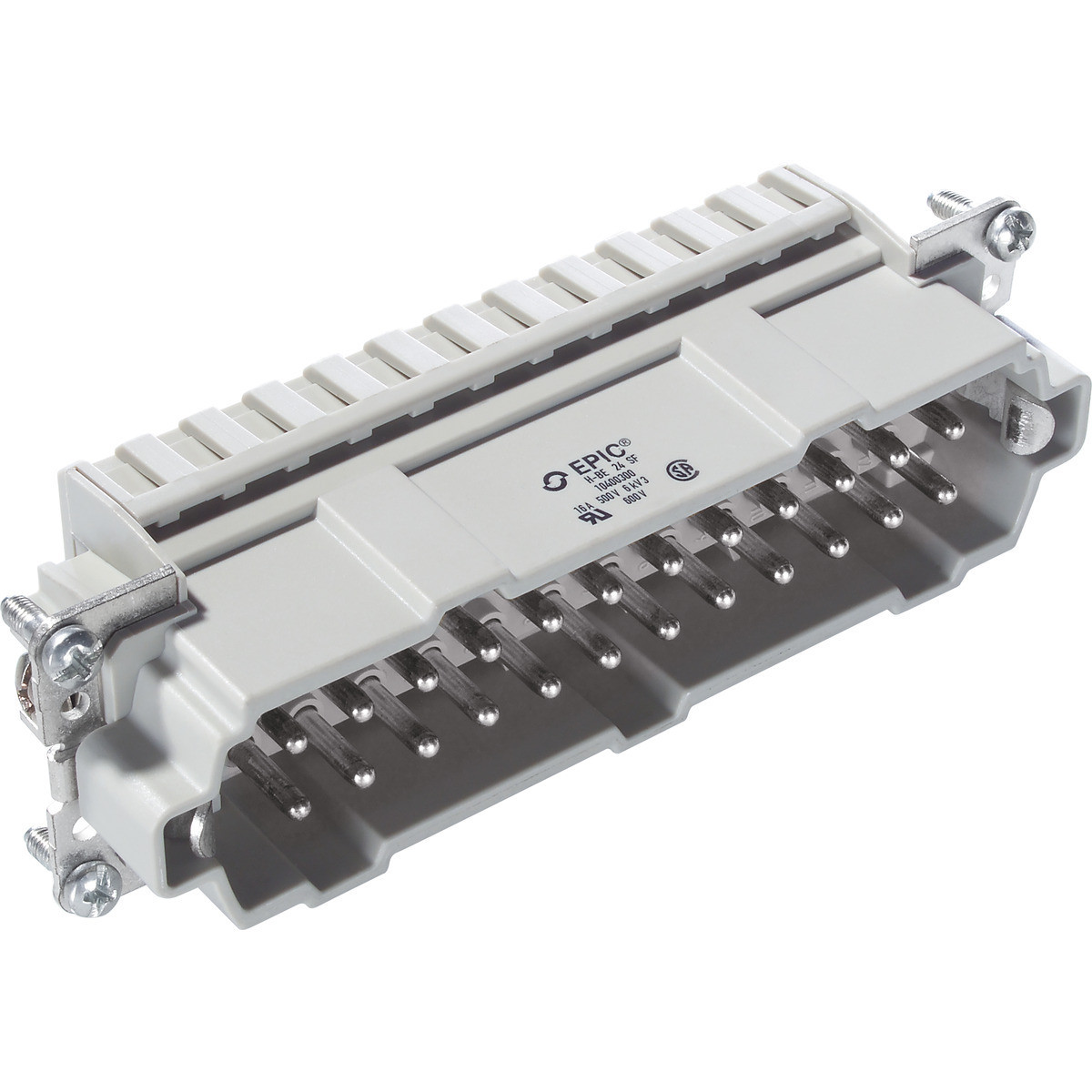 Lapp EPIC® H-BE 24 kooiklem H-Be 24 SF male insert W. clamp spring