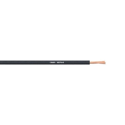 Lapp H07V-K montagesnoer 6MM² zwart per 500M haspel
