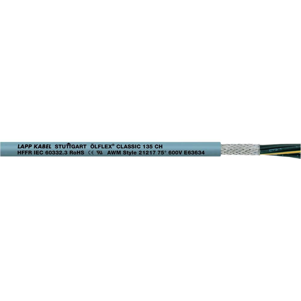 Lapp &ouml;lflex classic stuurstroomkabel 3x0.75mm&sup2; dca 1M