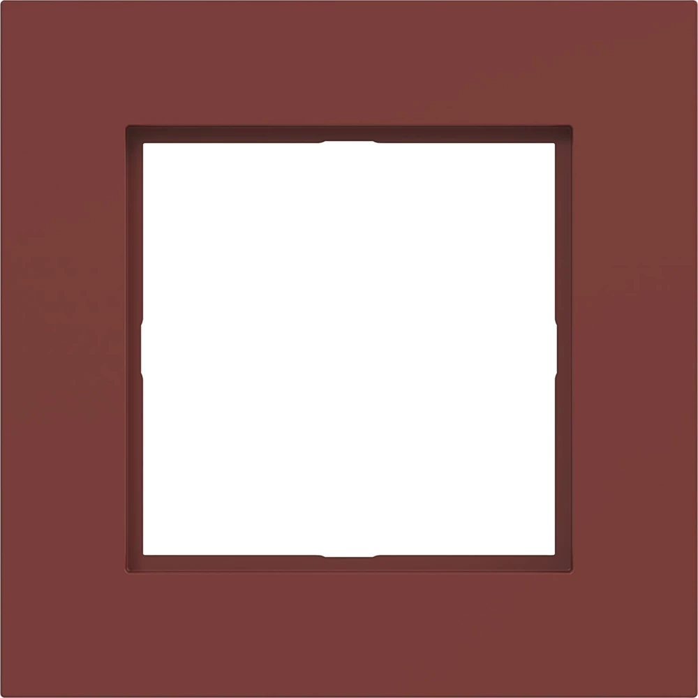 Led-Afdekraam 1-voudig, A.8, carmin, halfglanzend