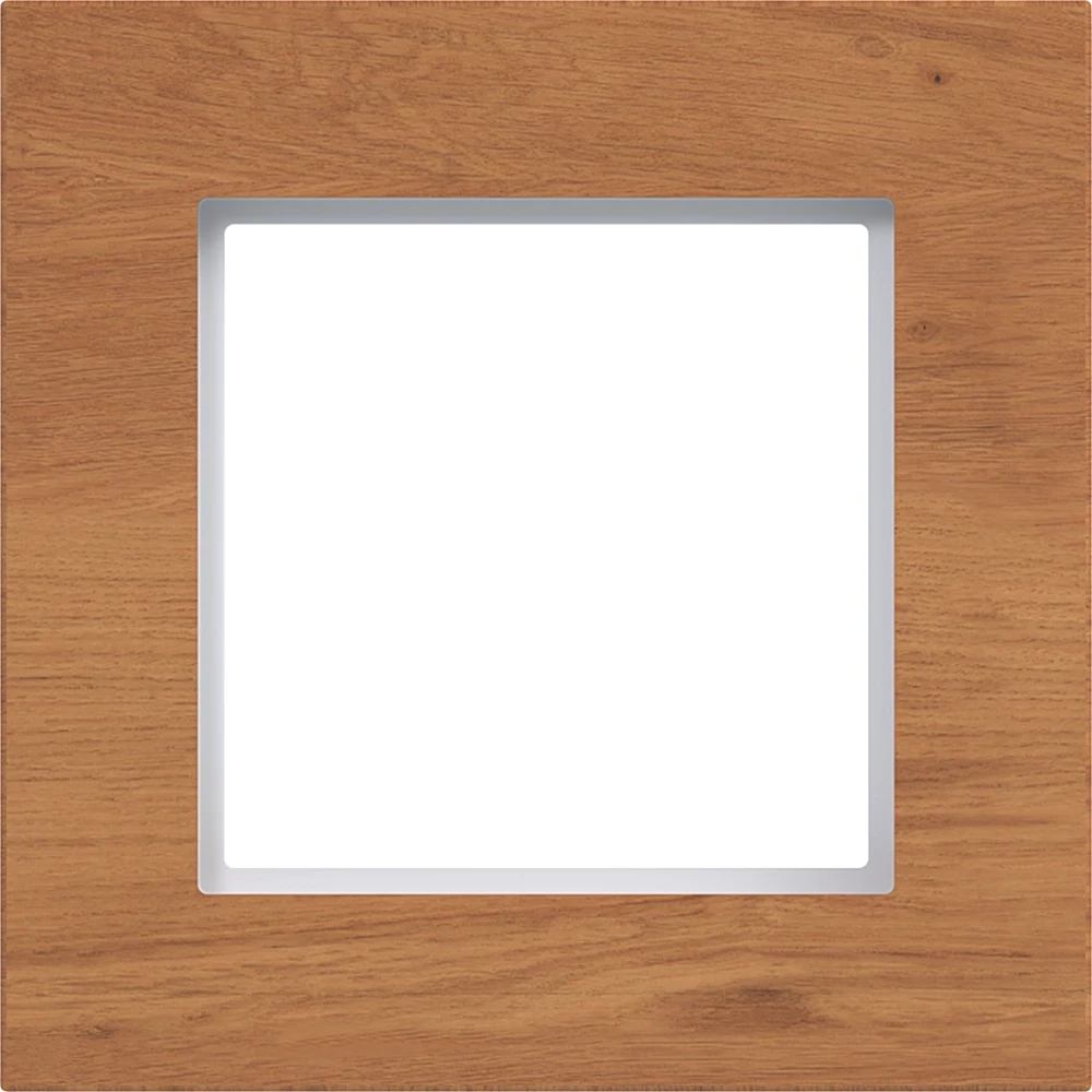Led-Afdekraam 1-voudig, A.8, natural wood, eikenhout