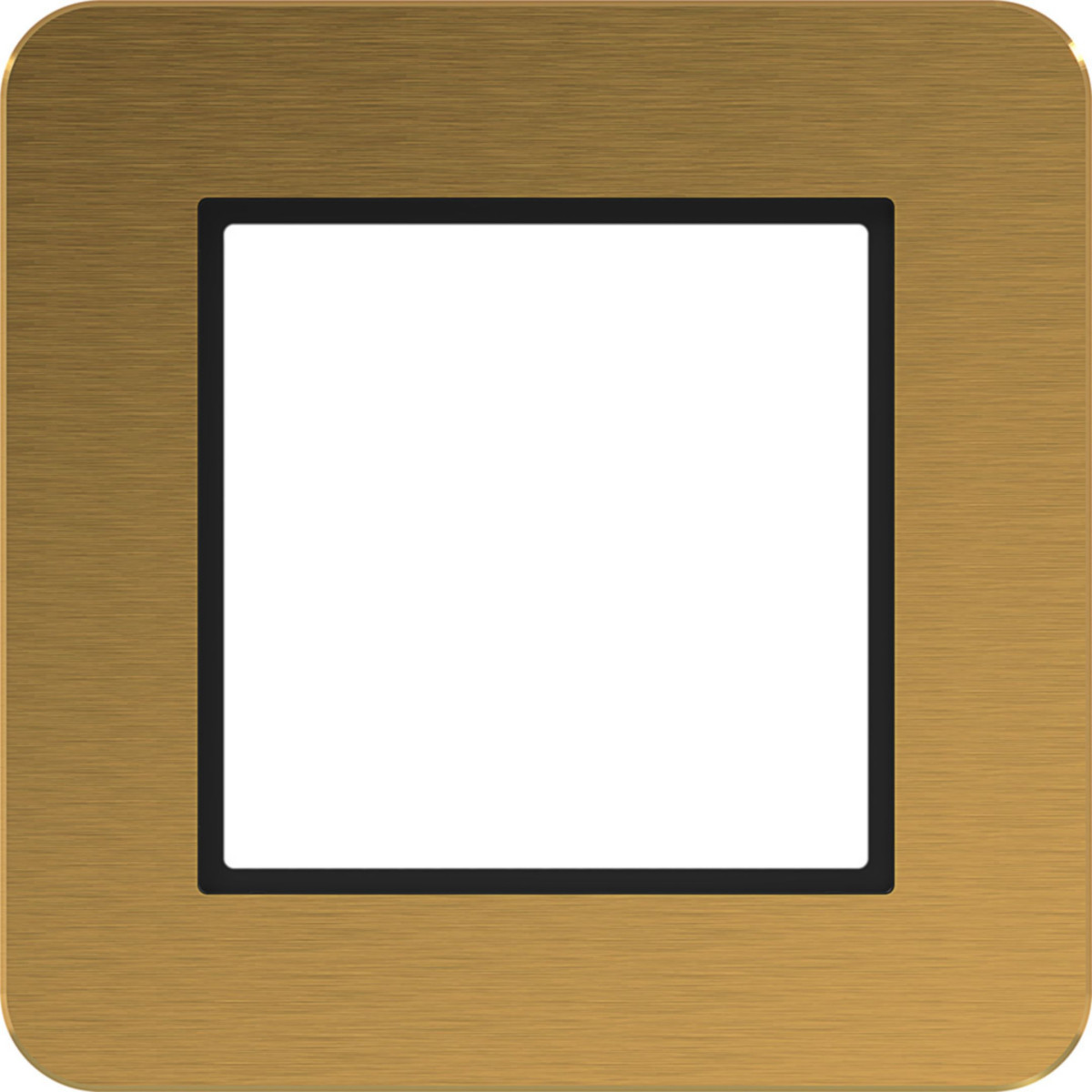 Led-Afdekraam 1-voudig, C.8, solar alu, geborsteld aluminium