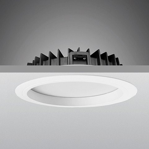 Prolumia LED Downlight (algemeen) Led Downlight, 228MM, 24W, wit, 100 GR, 4100K, vast, spar 210MM, dim
