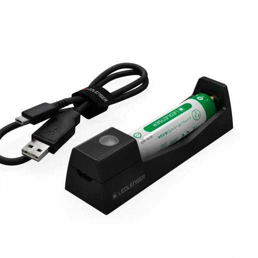 Ledlenser Accessoires 14500 li-ion batt 750mah & charger