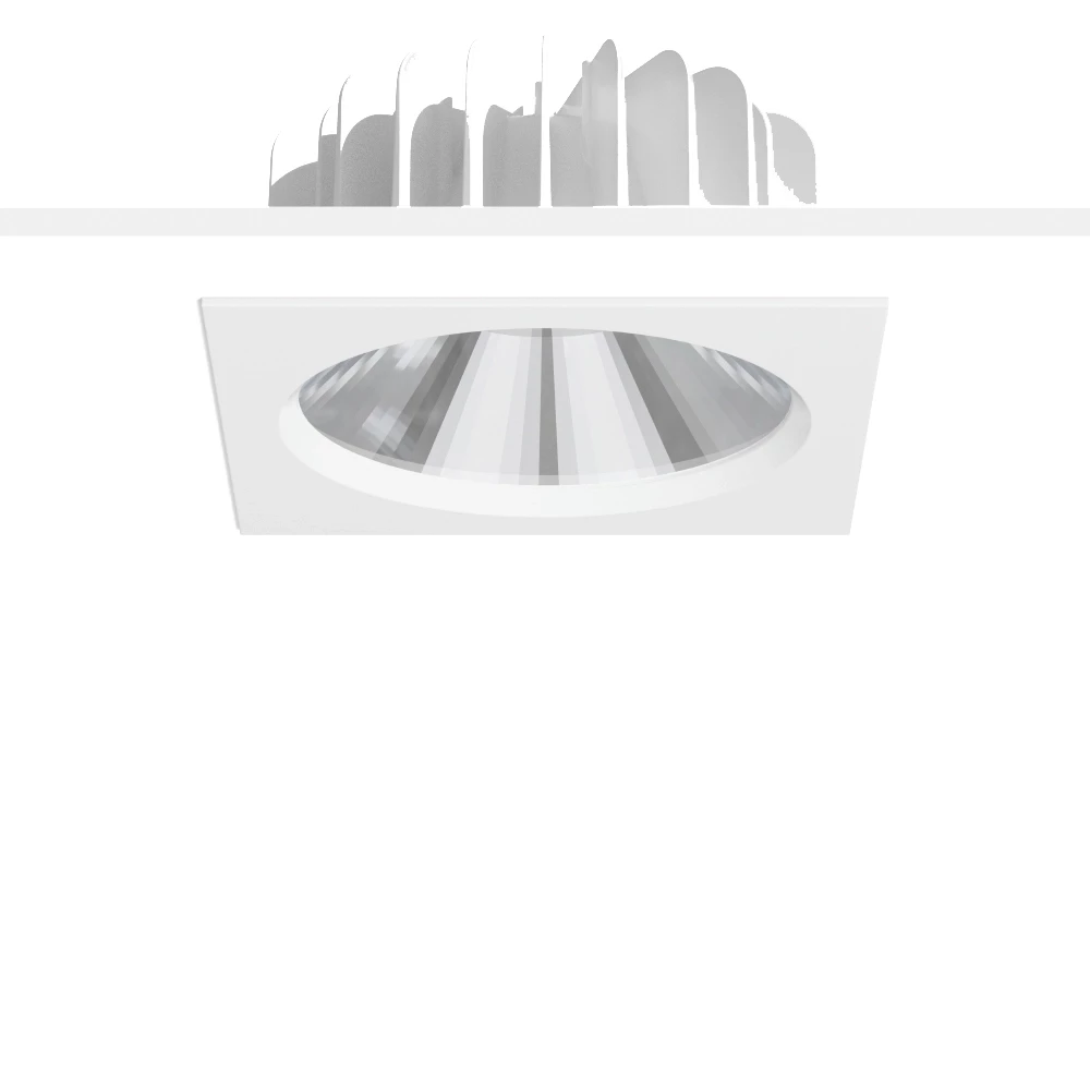 RZB LEDONA square Ledona Square, 12...41 W, 1600...4800 LM, 930, wit, dali, inbouwdownli