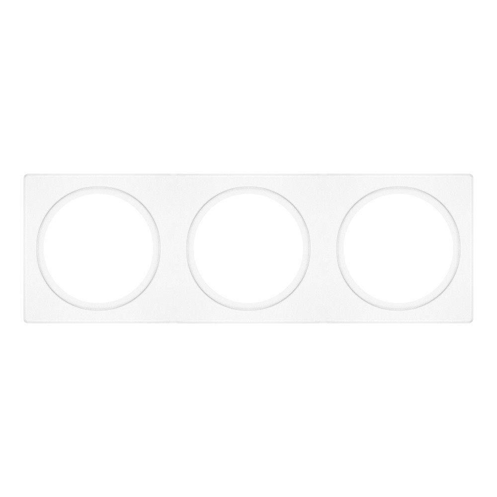 Ledvance Bevestigingsset drievoudig spot frame 100x300 wit staal 300x100x4mm Ø68MM wit