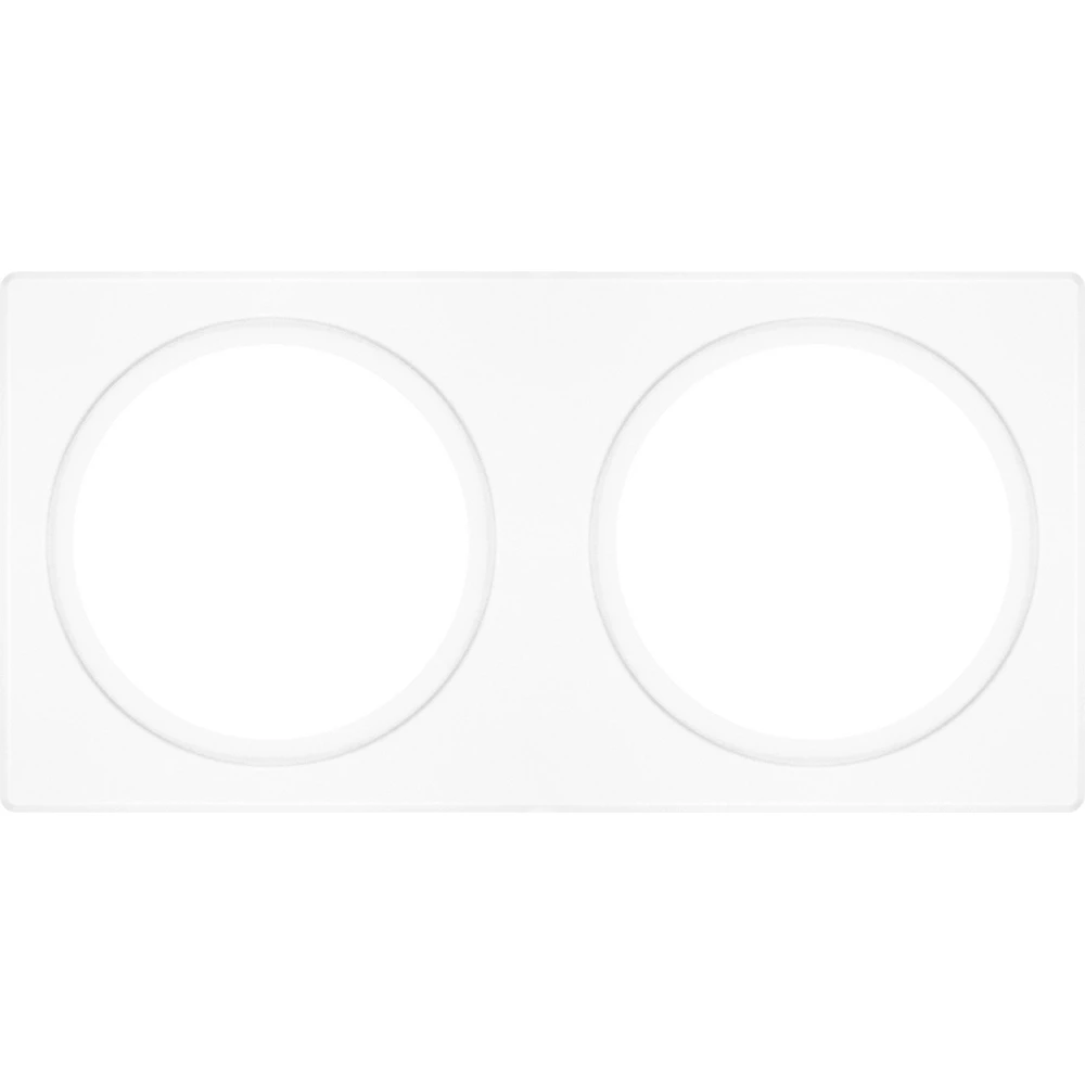 Ledvance Bevestigingsset dubbel spot frame 100x200 wit staal 200x100x4mm Ø68MM wit