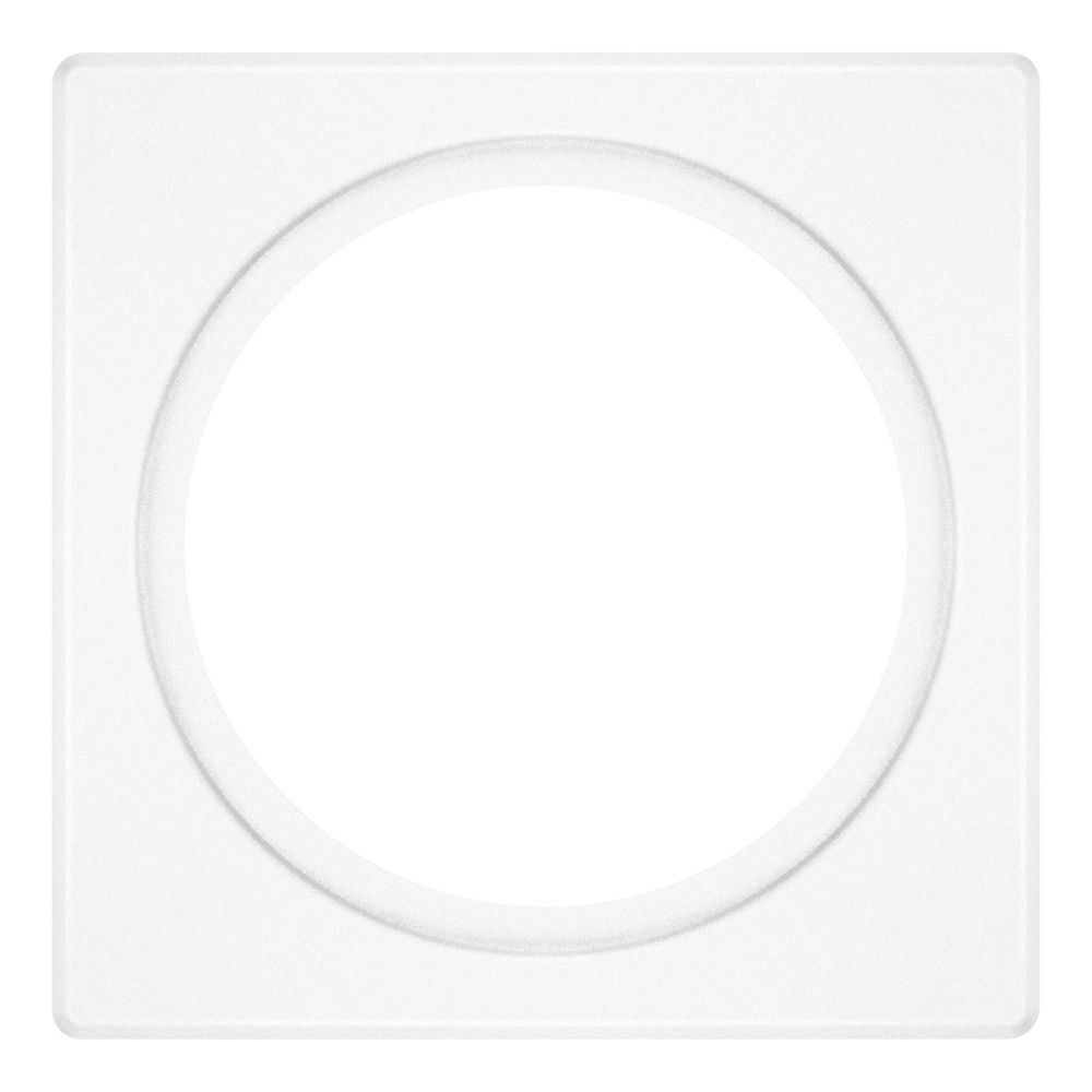 Ledvance Bevestigingsset enkelvoudig spot frame 100x100 wit staal 100x100x4mm Ø68MM wit